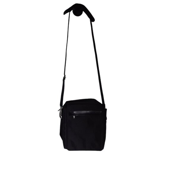 Vintage Blackberry Crossbody Tech Bag Black Unisex Travel School Work - Picture 2 of 10